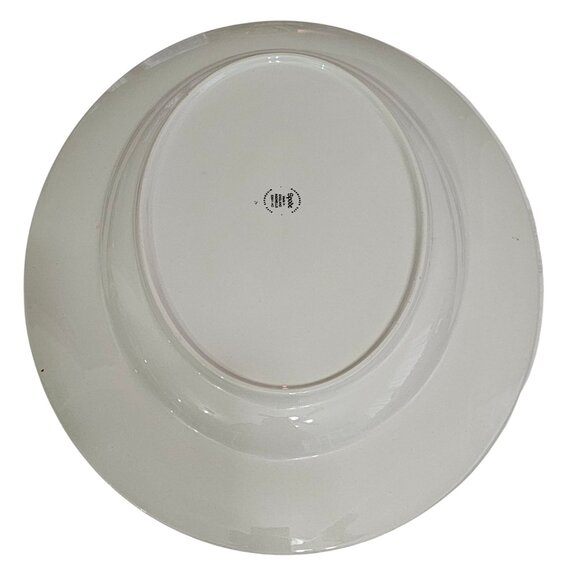 Spode Rochelle Oval Platter 16" blue white floral England stoneware vintage 2000 - Picture 6 of 7